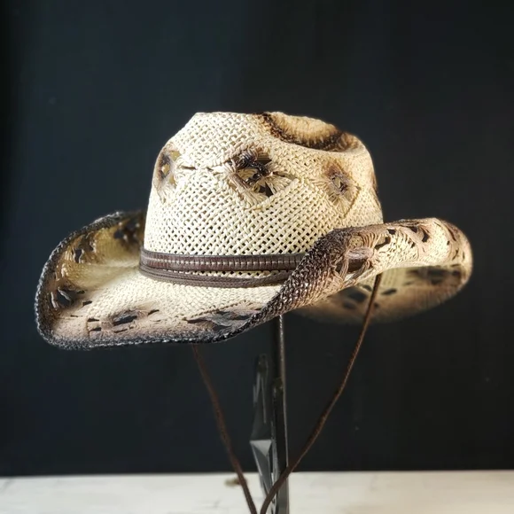 Cavenders Distressed Cowgirl Hat in Women's Medium - Picture 3 of 16